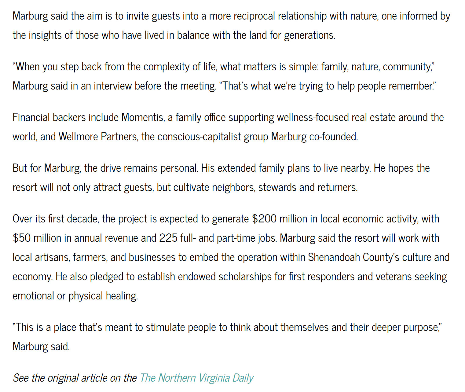 Simply Shenandoah Nature Retreat and Wellness Resort